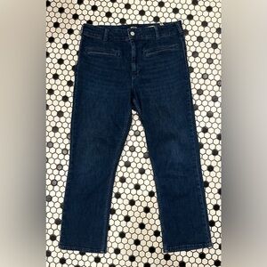 Maeve The Essential Slim High-Rise Straight Jeans - Size 31